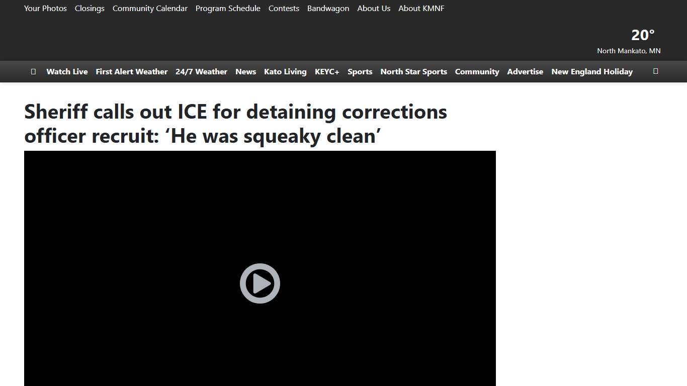 Sheriff calls out ICE for detaining corrections officer recruit: ‘He was squeaky clean’